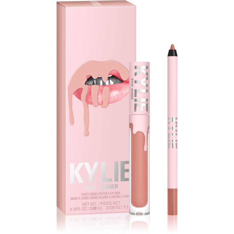 Kylie Cosmetics Jenner Lip Kit Velvet Matt läppset Skugga 700 Bare 2 st. female