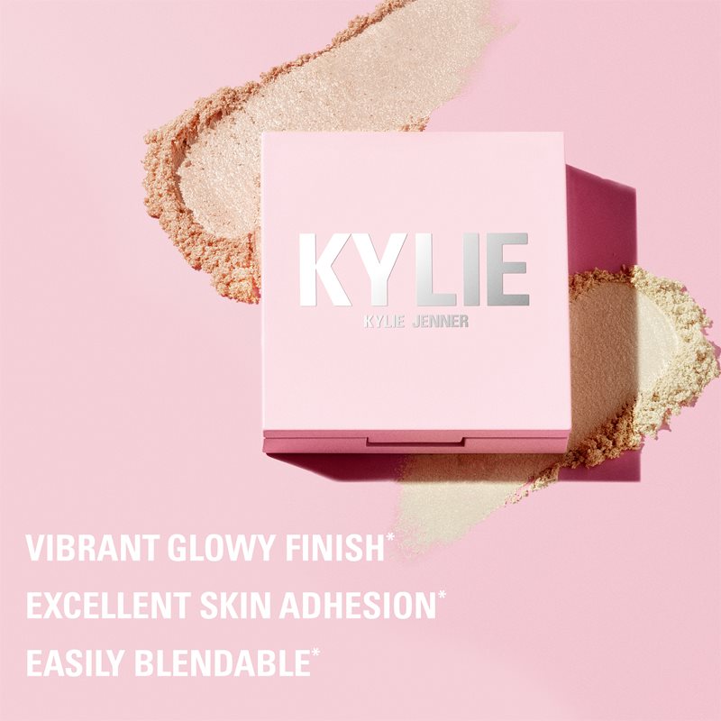 Kylie Cosmetics Kylie Jenner Kylighter компактний пудровий освітлювач відтінок 080 Salted Caramel 8 гр