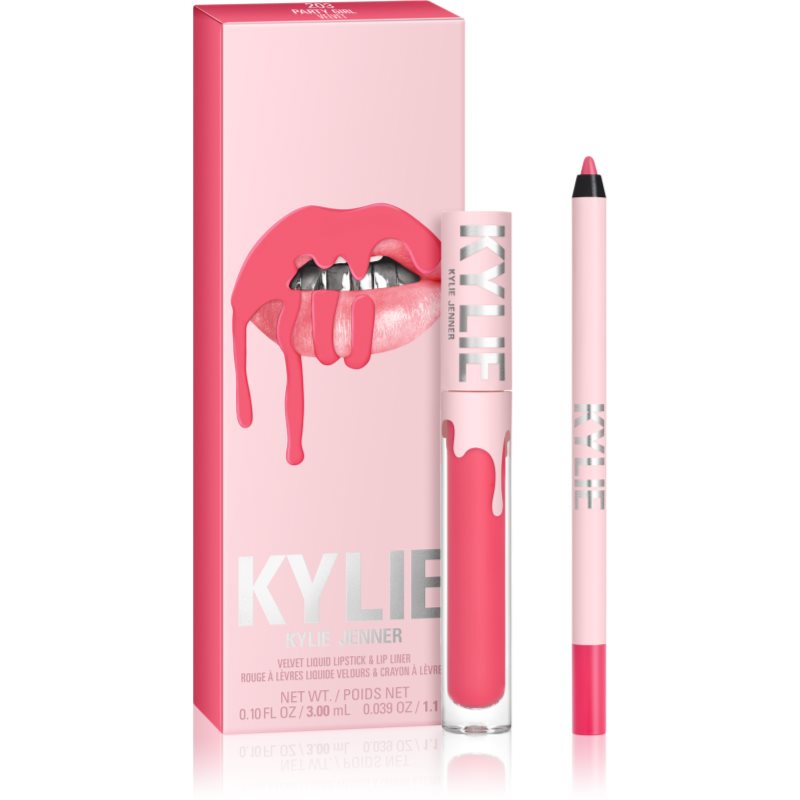 Kylie Cosmetics Jenner Lip Kit Velvet Matt läppset Skugga 203 Party Girl 2 st. female