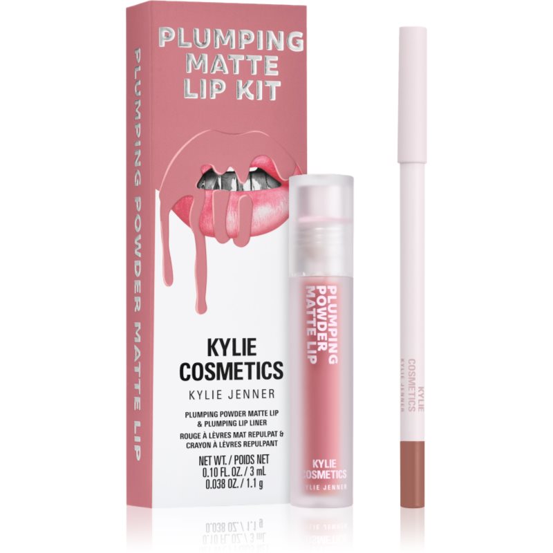 Kylie Cosmetics Kylie Cosmetics Plumping Matte Lip Kit Mat læbesæt Skygge 808 – Kylie 1 stk.