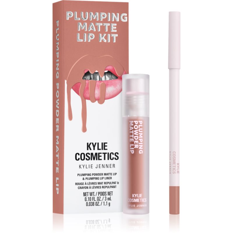 Kylie Cosmetics Kylie Cosmetics Plumping Matte Lip Kit Mat læbesæt Skygge 703 – Dolce K 1 kg
