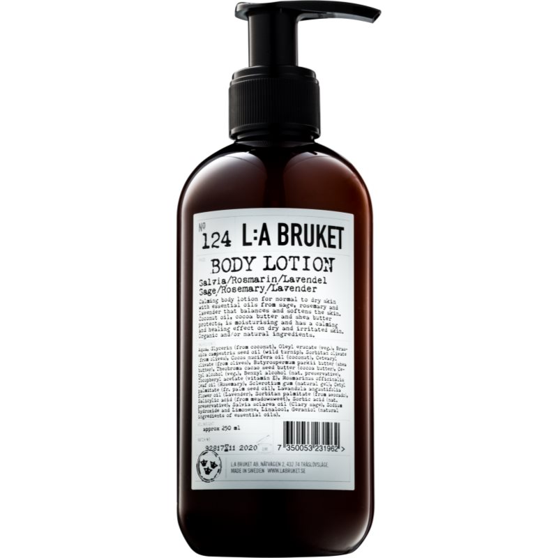 

L:A Bruket Body молочко для тіла з шавлією, розмарином та лавандою