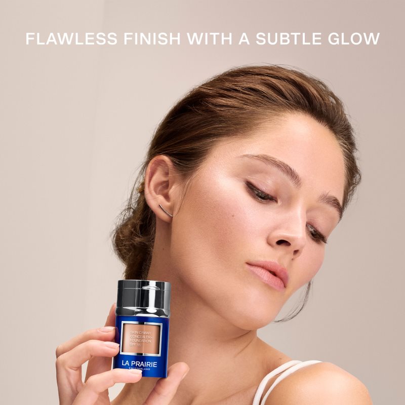 La Prairie Skin Caviar Concealer Foundation puder in korektor SPF 15 odtenek NW-70 Hazel 30 ml