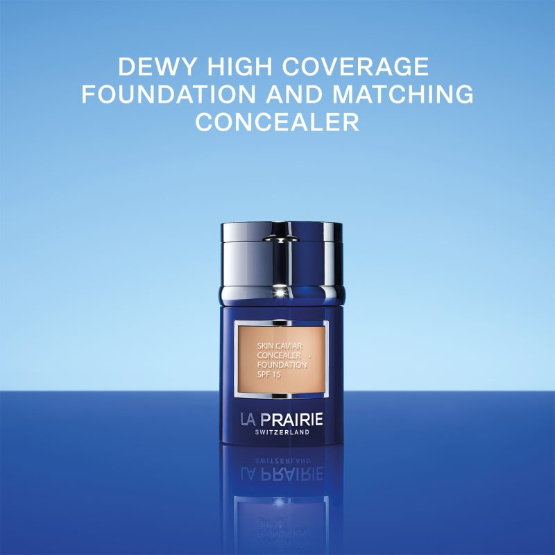 La Prairie Skin Caviar Concealer Foundation make-up a korektor SPF 15 odstín Pure Linen 30 ml (obrázek 3)