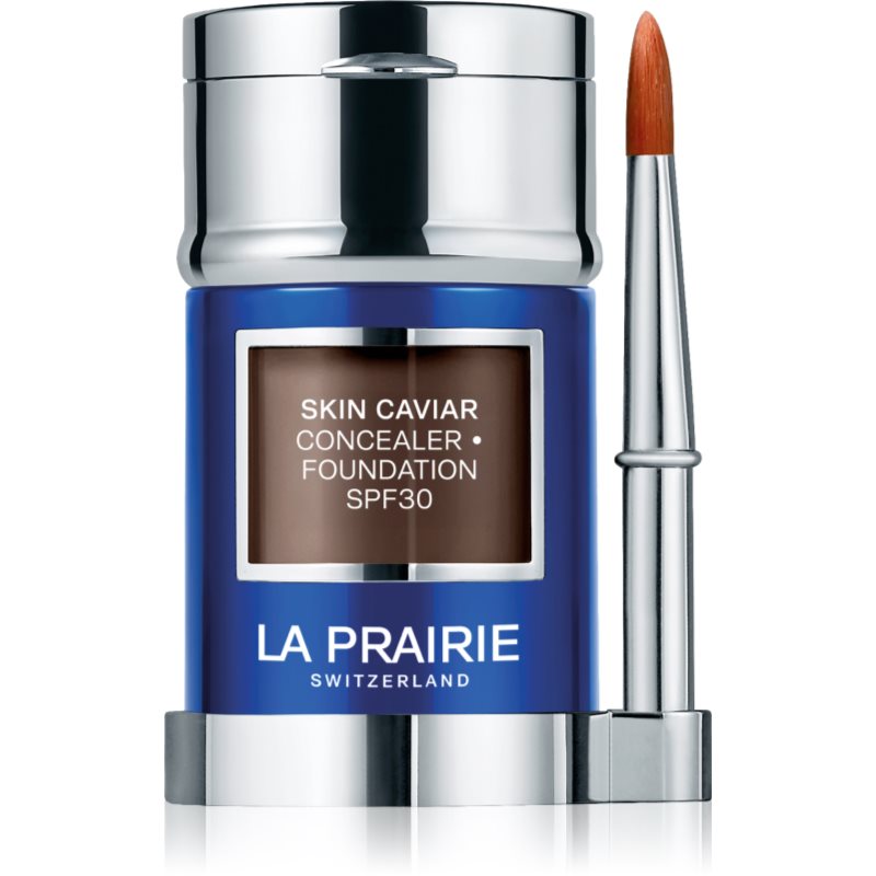 La Prairie Skin Caviar Concealer Foundation Make-up und Korrektor SPF 30 Farbton Warm Chestnut W-80 30 ml