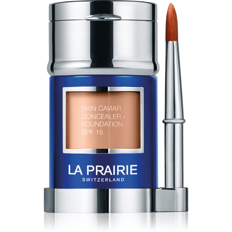 La Prairie Skin Caviar Concealer Foundation make-up a korektor SPF 15 odstín NC-15 Crème Pêche 30 ml