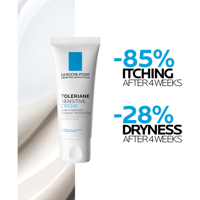 La Roche-Posay Toleriane Sensitive Crème Hydratante Apaisante Prébiotique 40 Ml