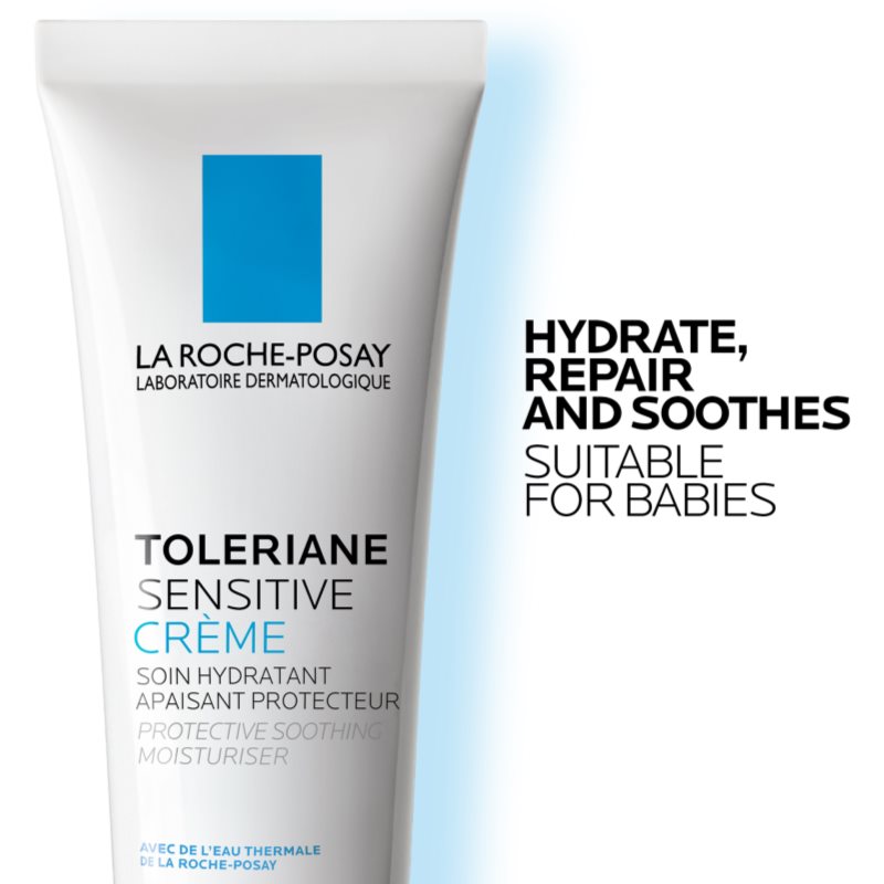 La Roche-Posay Toleriane Sensitive Crème Hydratante Apaisante Prébiotique 40 Ml