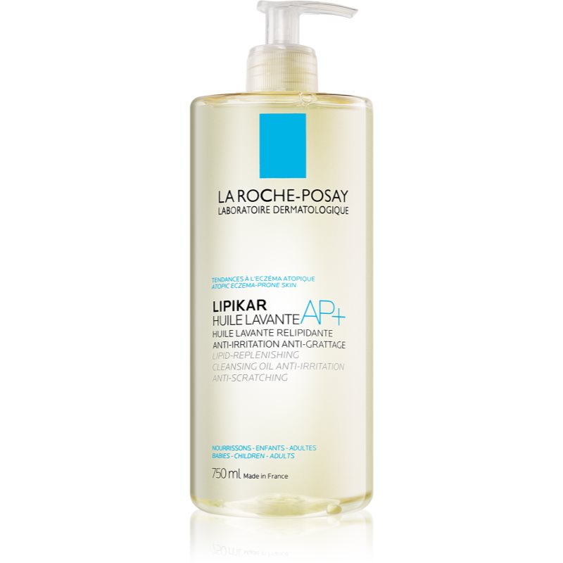E-shop La Roche-Posay Lipikar Huile AP+ zvláčňující relipidační mycí olej proti podráždění 750 ml