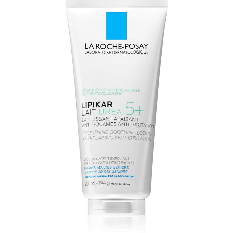 La Roche-Posay Lipikar Lait Urea 5+ заспокоююче молочко для тіла для сухої та подразненої шкіри 200 мл