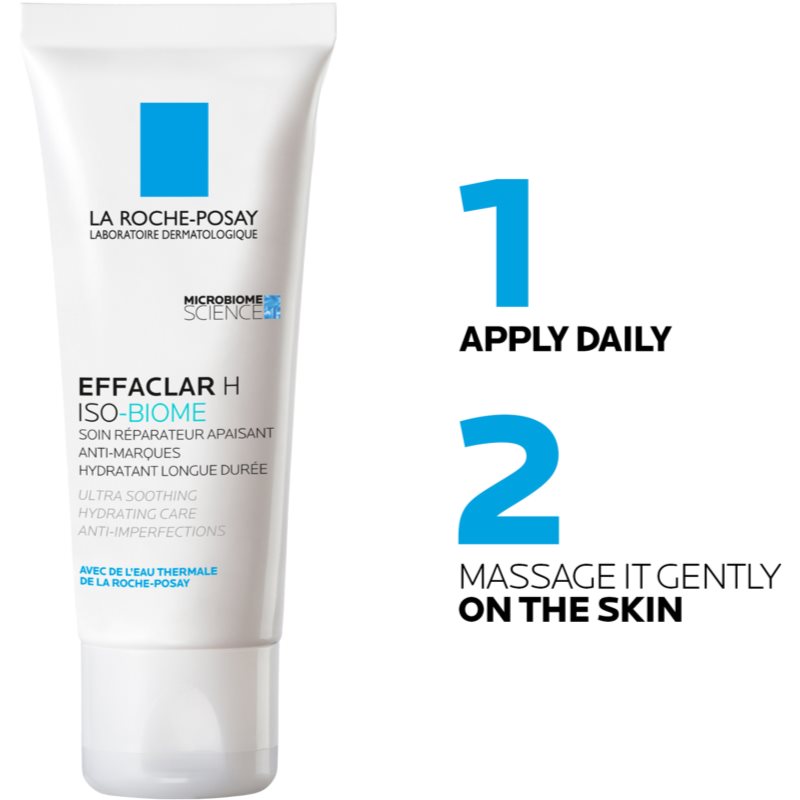 La Roche-Posay Effaclar H ISO-BIOME hidratantna krema za nepravilnosti na licu sklono aknama 40 ml