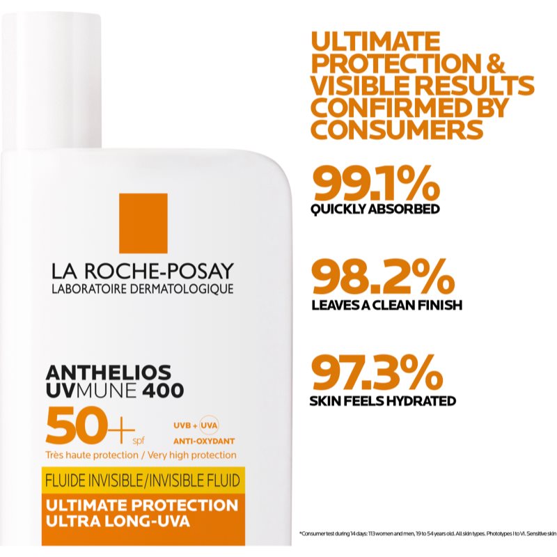 La Roche-Posay Anthelios UVMUNE 400 Fluide Protecteur SPF 50+ 50 Ml
