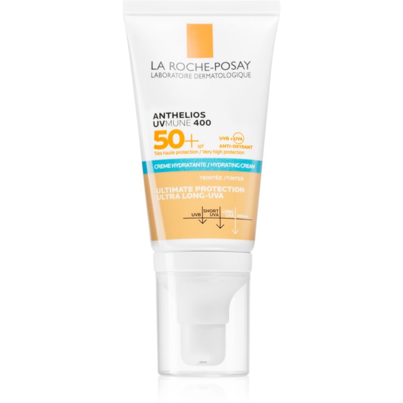 La Roche-Posay Anthelios UVMUNE 400 сонцезахисний тонуючий крем для шкіри обличчя SPF 50+ 50 мл