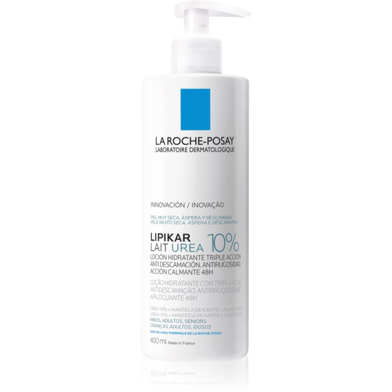 La Roche-Posay Lipikar Lait Urea 10% заспокоююче молочко для тіла для дуже сухої шкіри 400 мл
