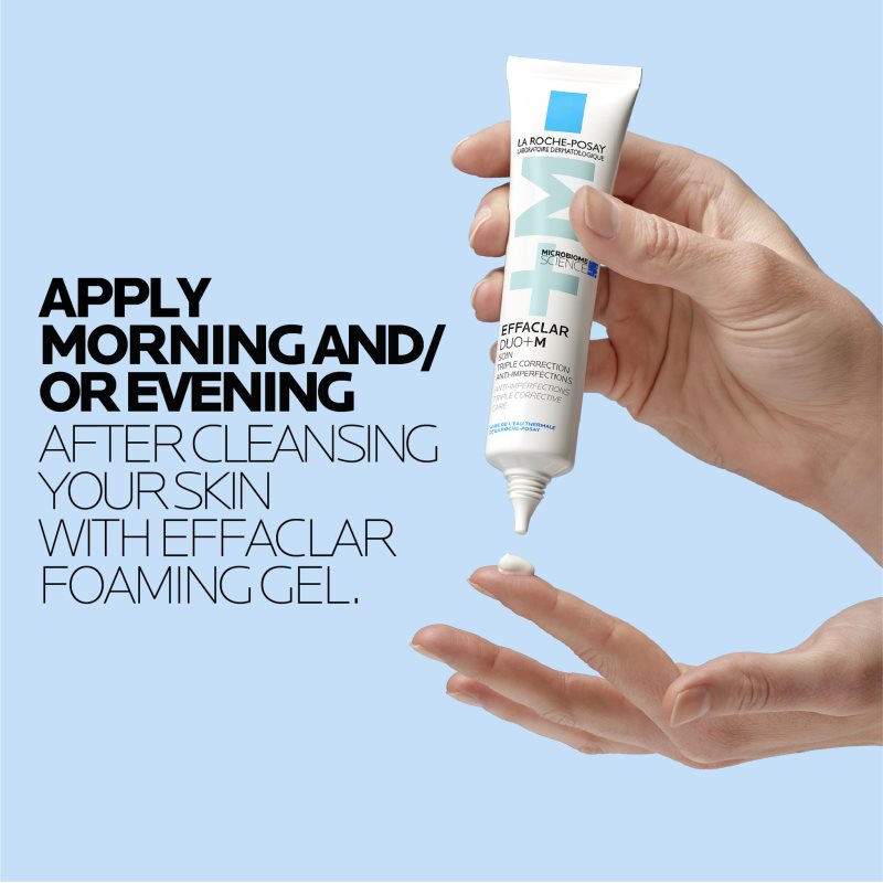 La Roche-Posay Effaclar DUO (+M) trattamento correttore rigenerante contro le imperfezioni della pelle e le tracce di acne 40 ml