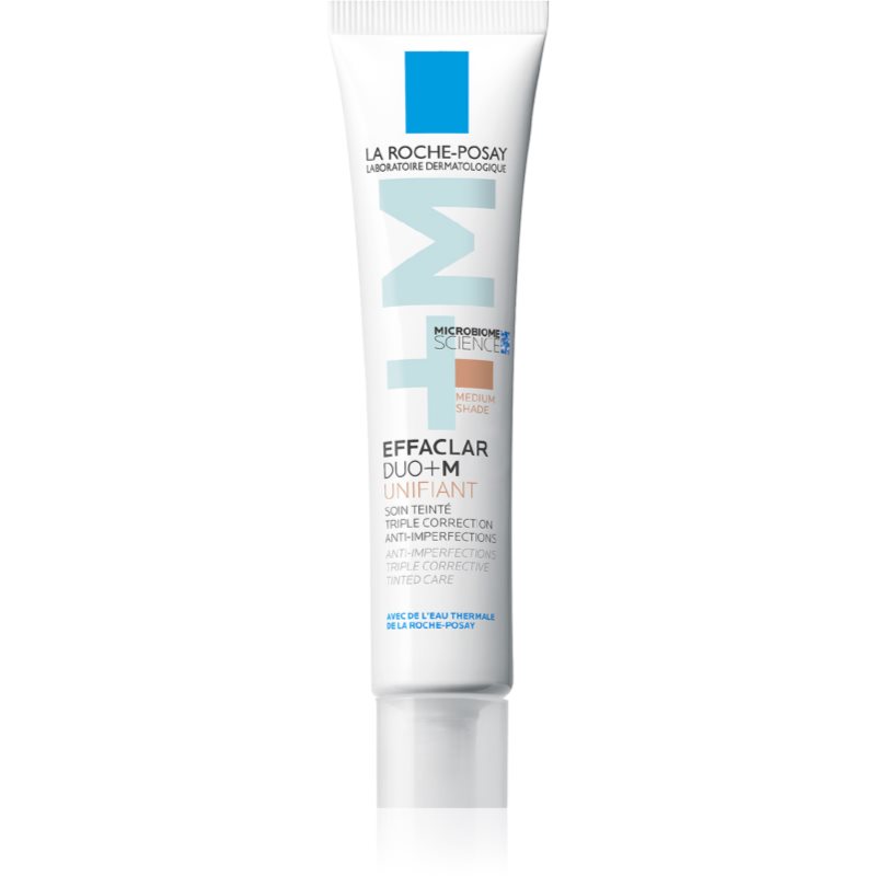 La Roche-Posay La Roche-Posay Effaclar DUO+M Unifiant ελαφριά τονωτική κρέμα με ενυδατική επίδραση απόχρωση Medium 40 ml