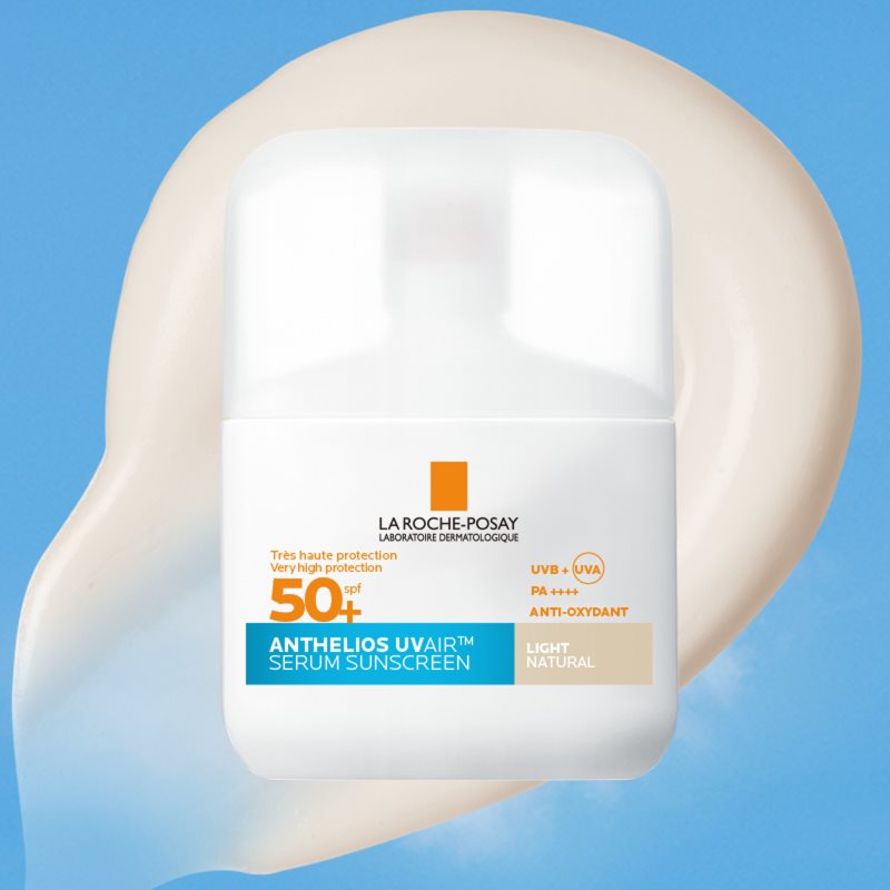  La Roche-posay Anthelios Uv Air Serum Sunscreen Protective Serum For All Skin Types Spf 50+ Light Natural 50 Ml 