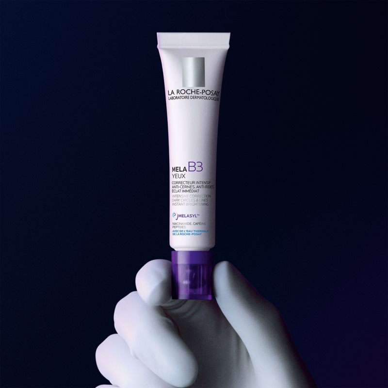 La Roche-Posay Mela B3 rozjasňujúci očný krém proti tmavým kruhom pre všetky typy pleti 15 ml