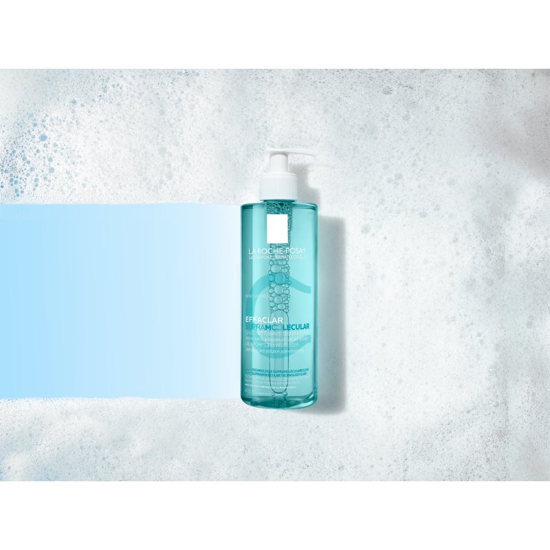 La Roche-Posay Effaclar Supramolecular Reinigungsgel gegen ein glänzendes Gesicht und erweiterte Poren 400 ml (Bild 5)