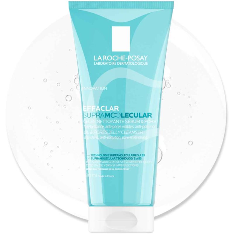 La Roche-Posay Effaclar Supramolecular Reinigungsgel gegen ein glänzendes Gesicht und erweiterte Poren 200 ml (Bild 2)