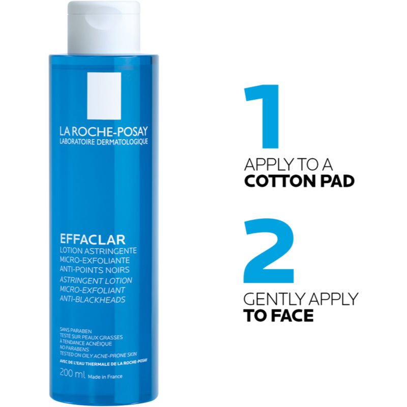 La Roche-Posay Effaclar Lotion Astringente Pour Peaux Grasses Et à Problèmes 200 Ml