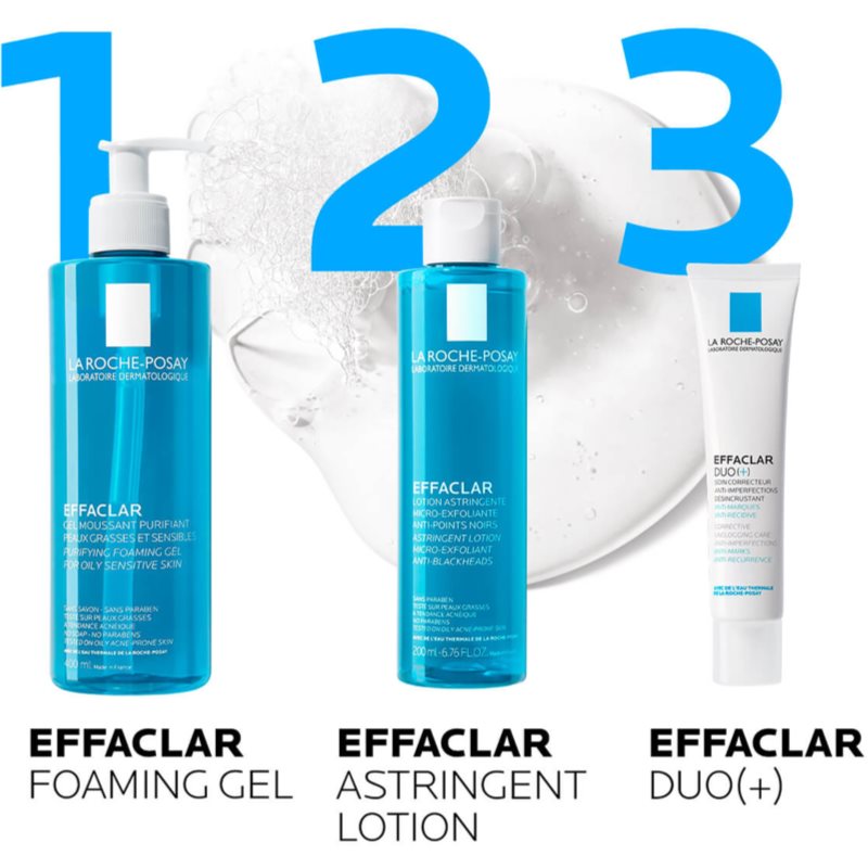 La Roche-Posay Effaclar Lotion Astringente Pour Peaux Grasses Et à Problèmes 200 Ml