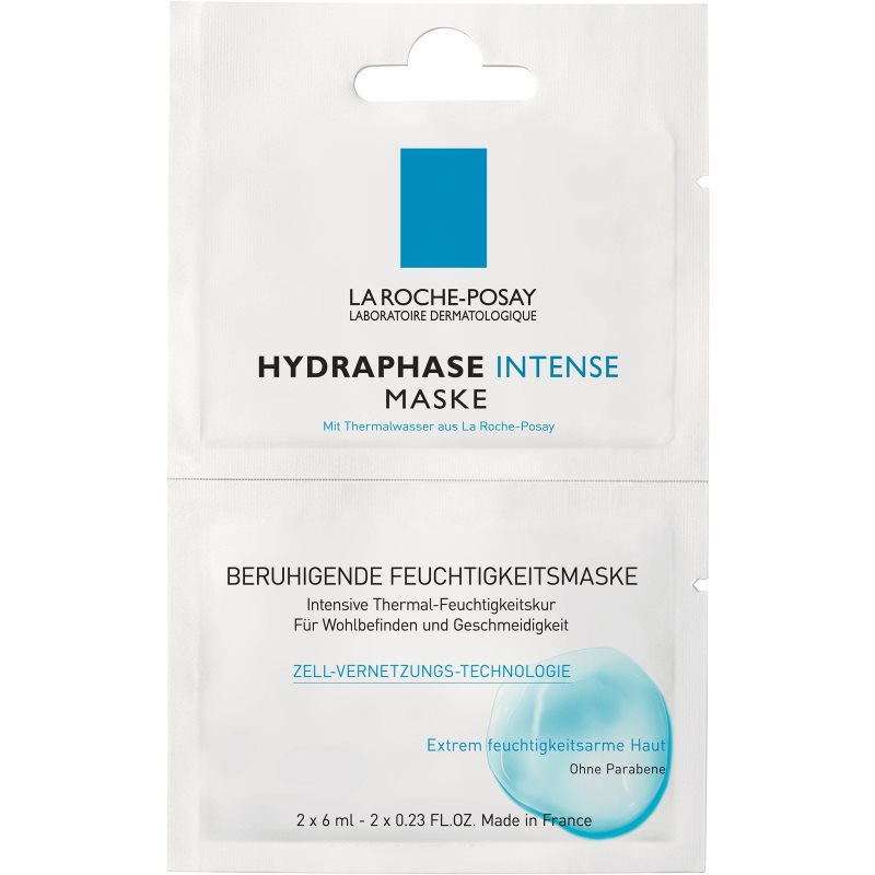

La Roche-Posay Hydraphase заспокоююча зволожуюча маска для чутливої сухої шкіри