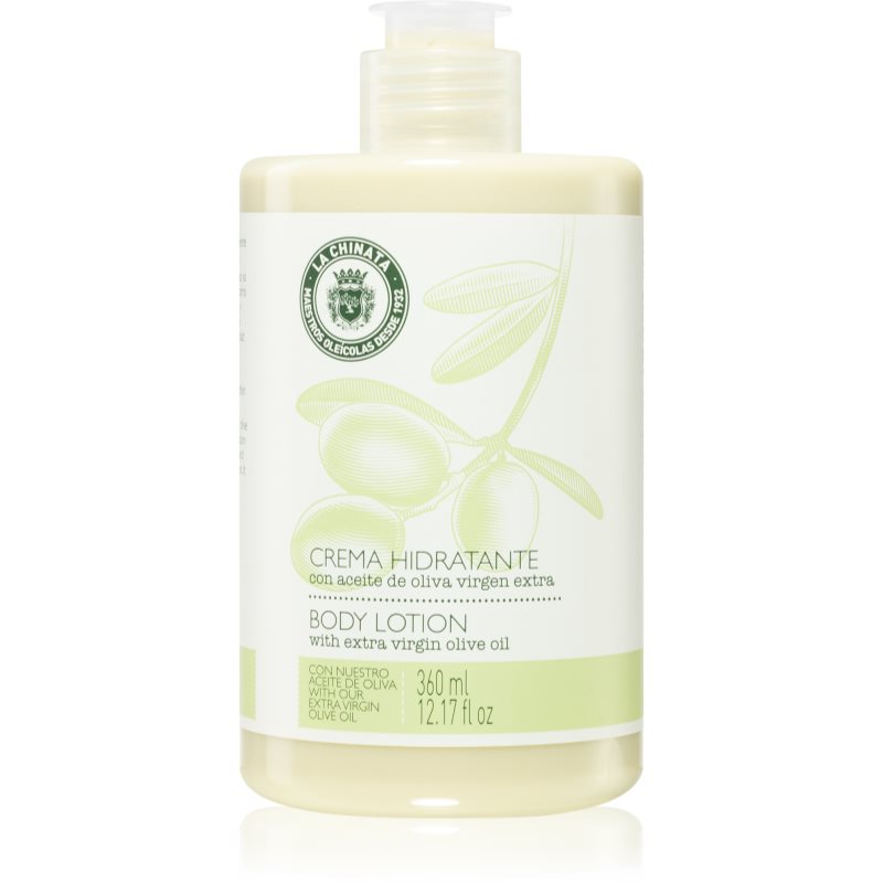 La Chinata Hydratant moisturising body cream with olive oil 360 ml

