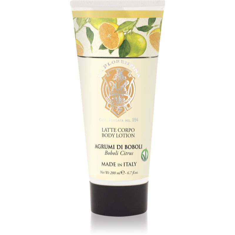 La Florentina Boboli Citrus Body Lotion ενυδατικό γαλάκτωμα για το σώμα κίτρος 200 ml φωτογραφία