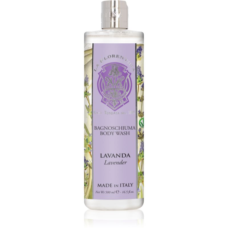 La Florentina Lavender Body Wash prírodný sprchový gél s vôňou levandule 500 ml