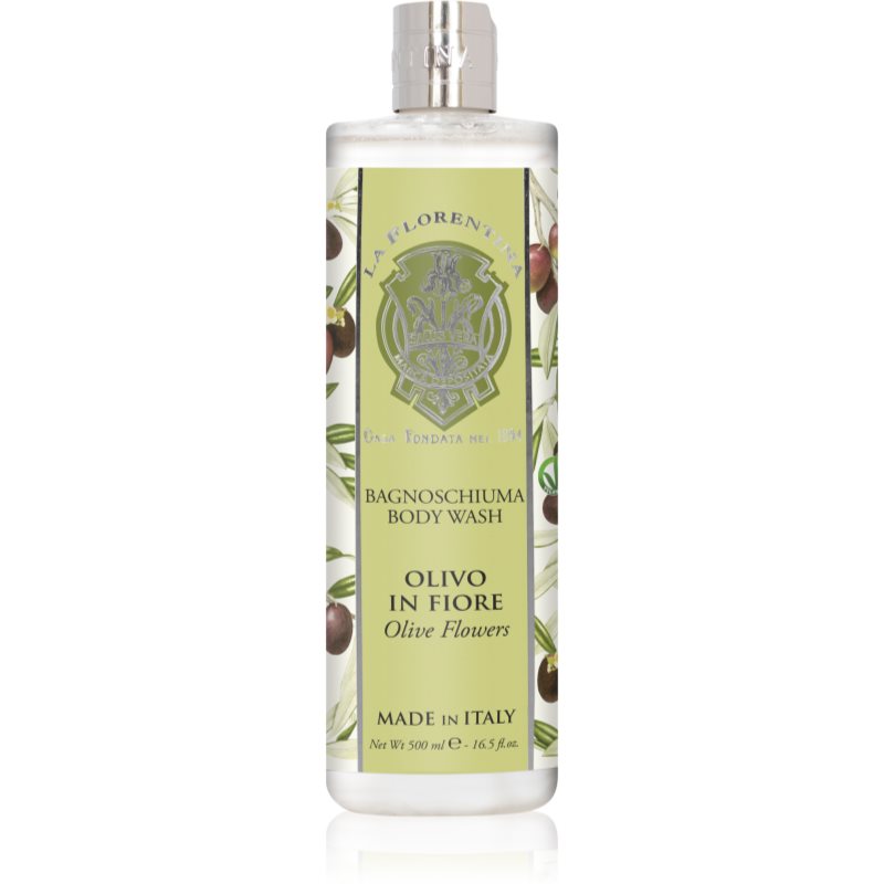 La Florentina Olive Flowers Body Wash cremiges Schaumbad 500 ml