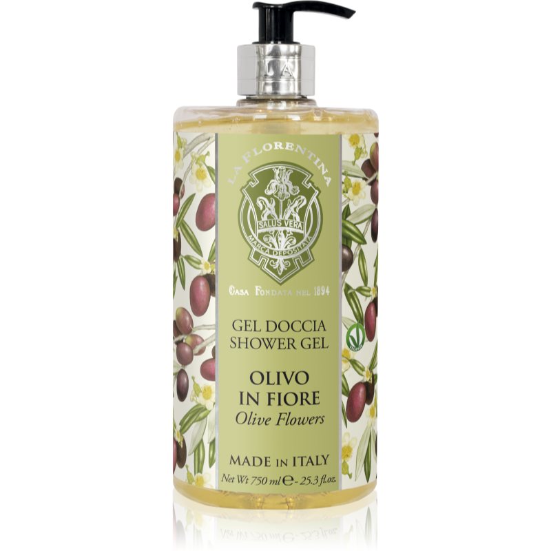 La Florentina Olive Flowers Shower Gel Duschgel mit Olivenöl 750 ml