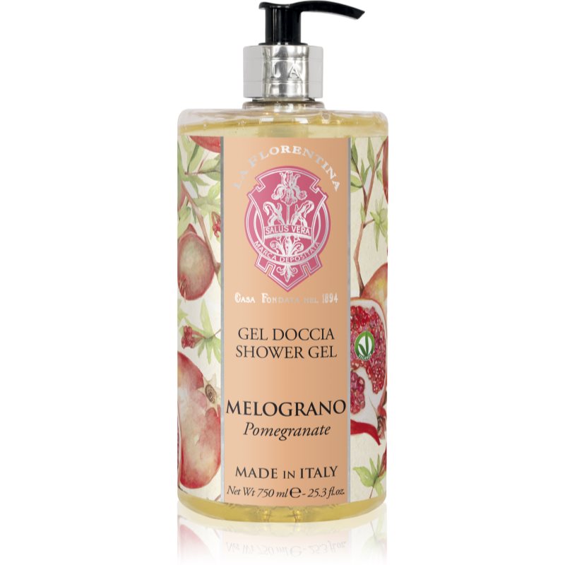 La Florentina Pomegranate Shower Gel Duschgel Granatapfel 750 ml