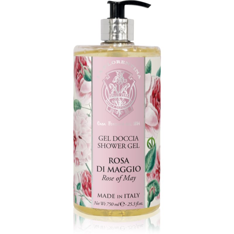 La Florentina Rose of May Shower Gel Duschgel mit Rosenduft 750 ml