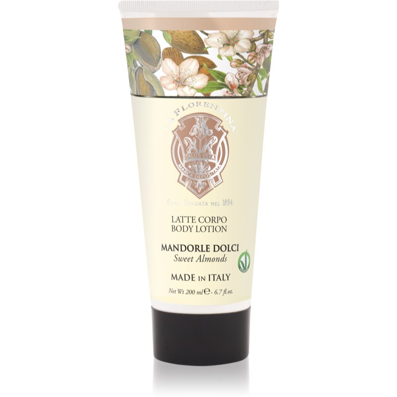 La Florentina Sweet Almonds Body Lotion зволожуюче молочко для тіла з мигдалевою олією 200 мл