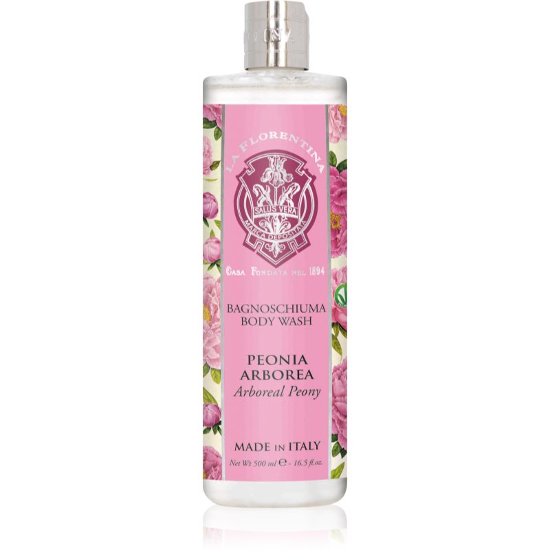 La Florentina Arboreal Peony Body Wash Natürliches Duschgel Pfingstrose 500 ml