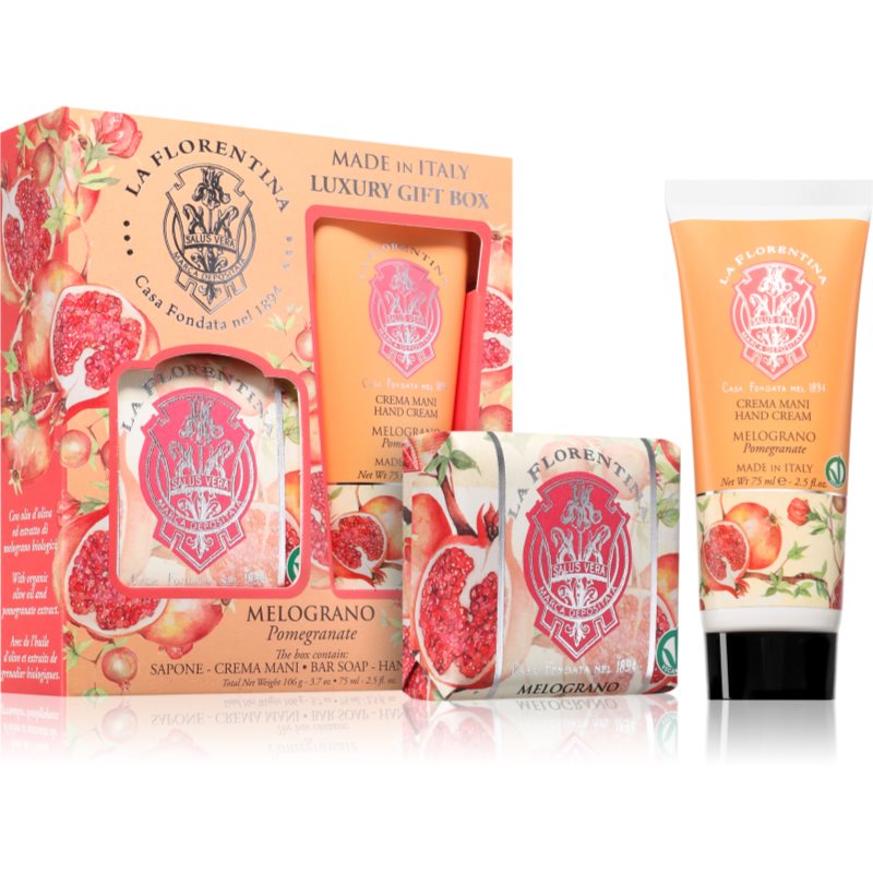 La Florentina Pomegranate Soap and Hand Cream ajándékszett akciós termékkép 1