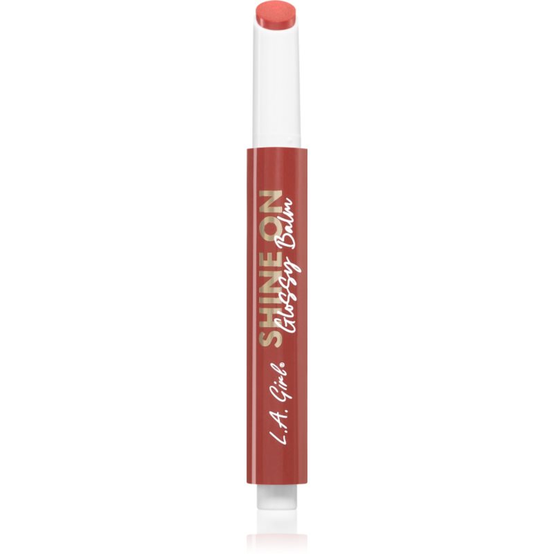 L.A. Girl Cosmetics Shine On gloss lip balm with moisturising effect shade Angelic Glow 2 g