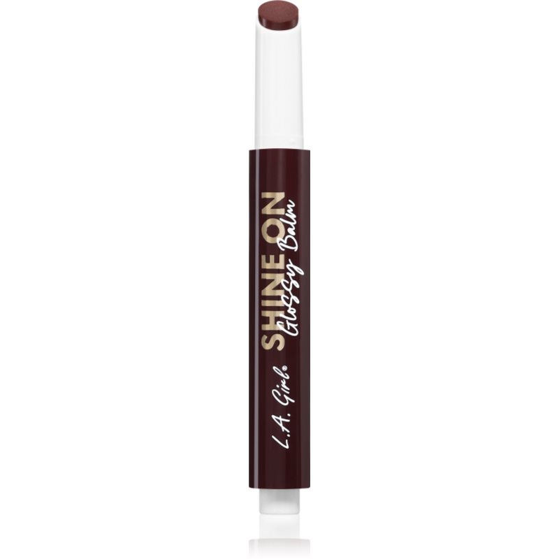 L.A. Girl Cosmetics Shine On kiiltävä huulibalsami kosteuttava vaikutus sävy Bitten Cherry 2 g