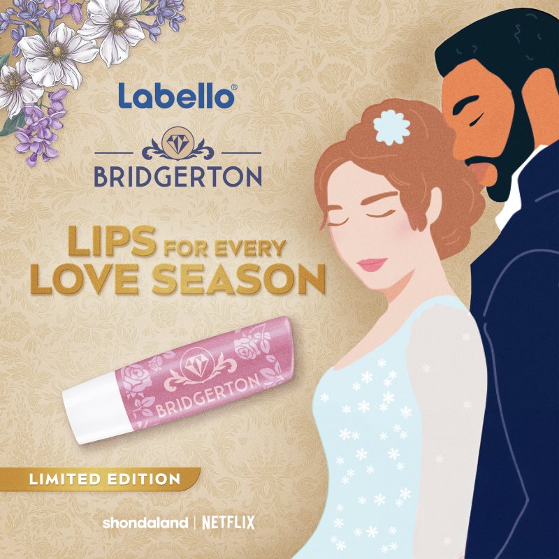 Labello Bridgerton Rose tónovací hydratační balzám na rty 4.8 g (obrázek 4)