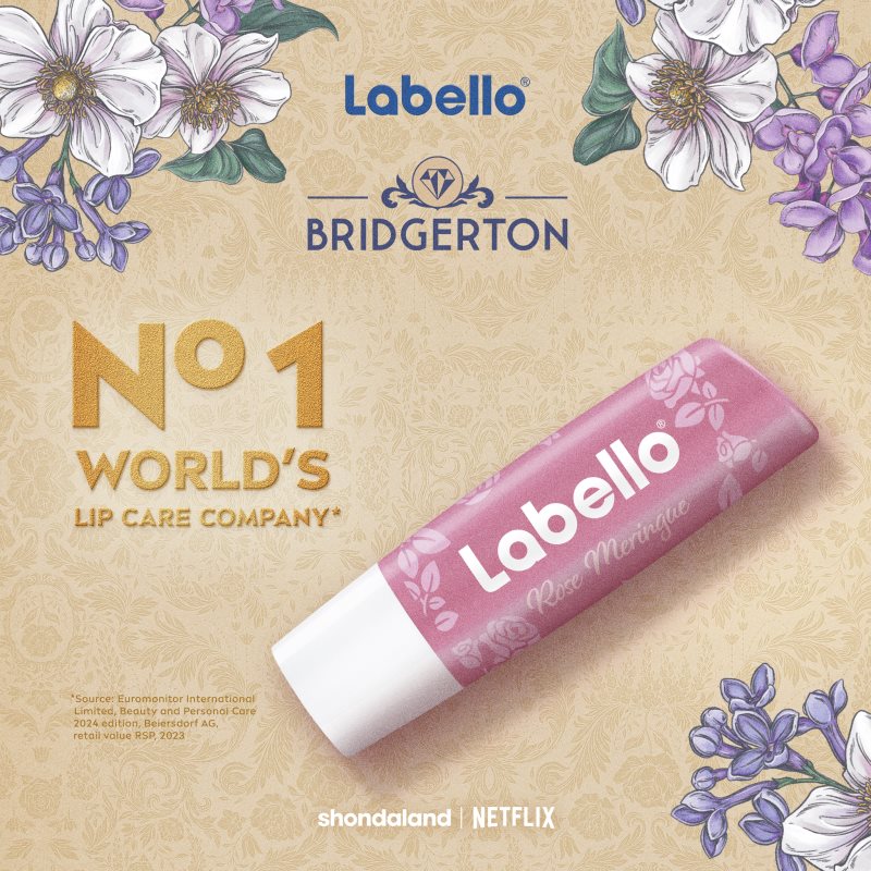 Labello Bridgerton Rose tónovací hydratační balzám na rty 4.8 g (obrázek 6)
