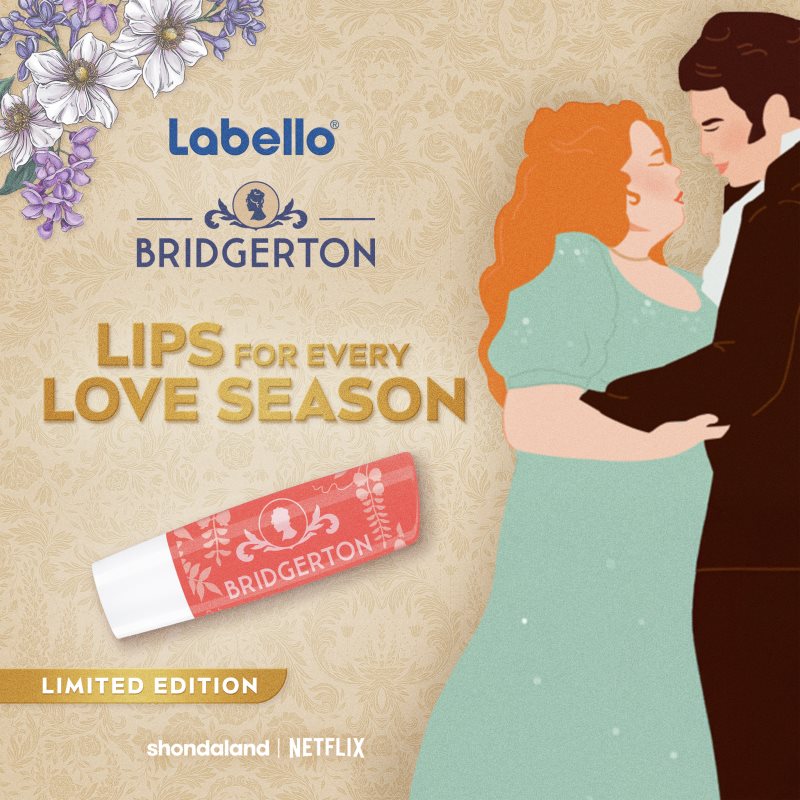 Labello Bridgerton Peach tónovací hydratační balzám na rty 4.8 g (obrázek 4)