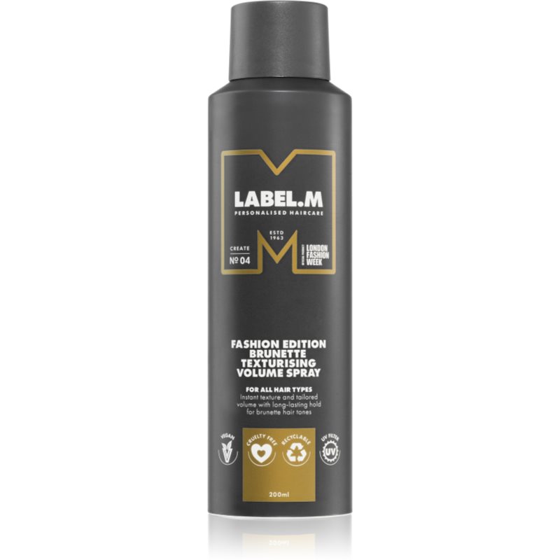 label.m Fashion Edition Volumenspray für dunkles Haar 200 ml