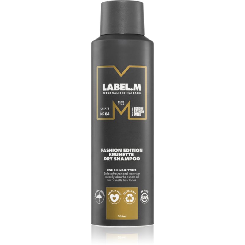 label.m Fashion Edition Trockenshampoo für dunkles Haar 200 ml