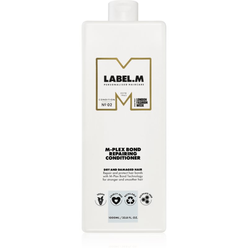 label.m label.m M-Plex Bond Repairing Conditioner αποκαταστατικό μαλακτικό για όμορφα μαλλιά και δέρμα 1000 ml