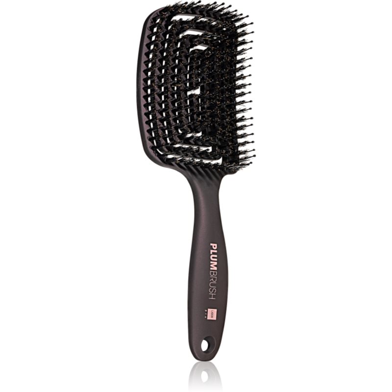 E-shop Labor Pro Plum Brush Thick kartáč na vlasy s nylonovými a kančími štětinami pro silné vlasy 1 ks