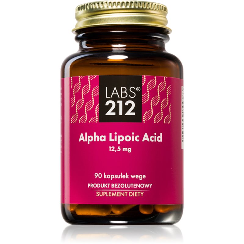 Labs212 Alpha Lipoic Acid 12,5 mg kapsułki o działaniu przeciwutleniającym 90 caps.