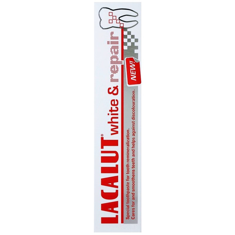 Lacalut White & Repair зубна паста для відновлення зубної емалі 75 мл