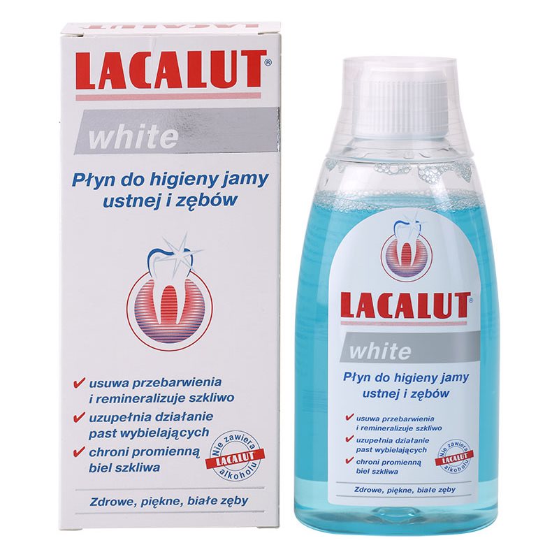 

Lacalut White рідина для полоскання рота з відбілюючим ефектом