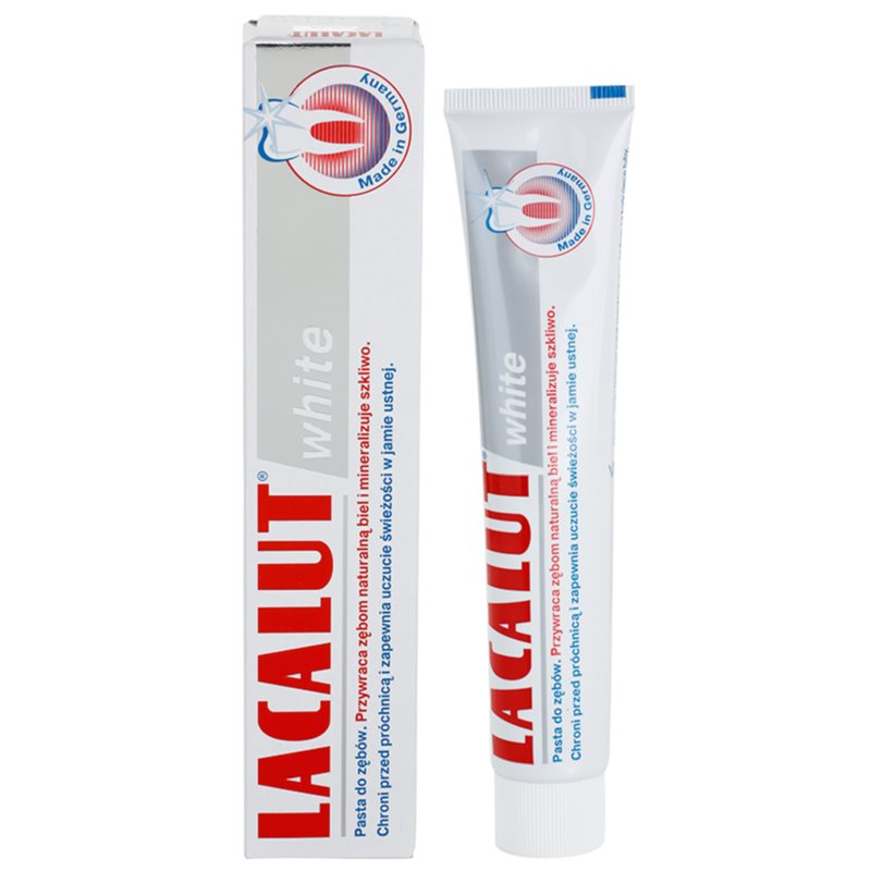 Lacalut White зубна паста з відбілюючим ефектом 75 мл
